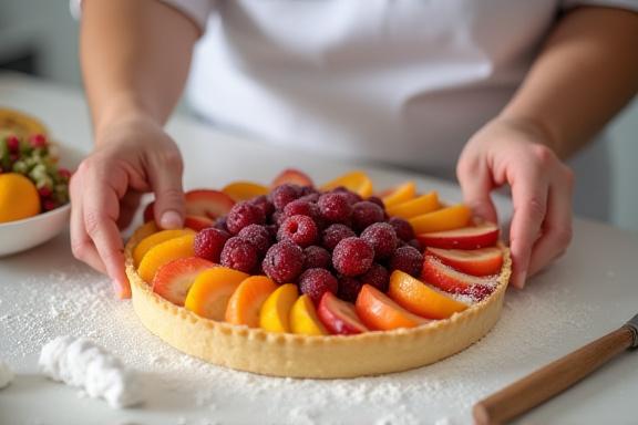 パティシエが丁寧に作る季節のタルト
